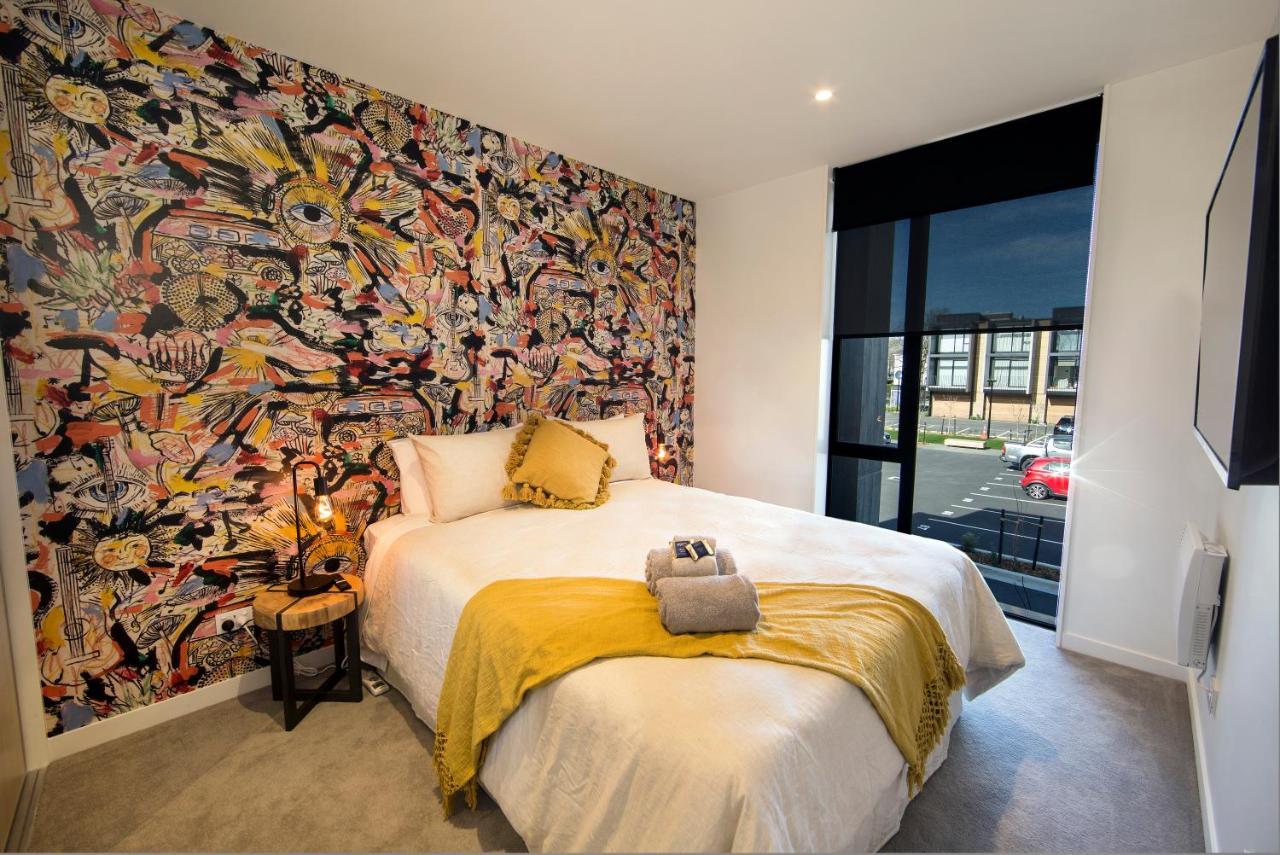 Funk In The City - Luxury Laneway Apartment With Single Garage Christchurch Exterior foto